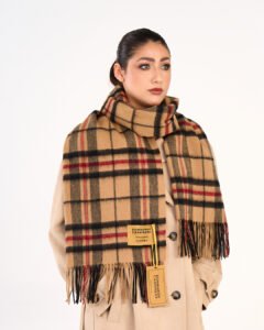 Colourful Edinburgh Lambswooland Cashmere Scarves for Winter