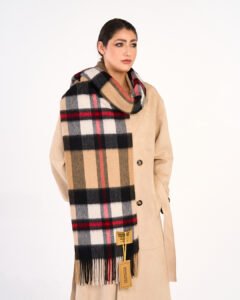 Fashion week designer wool cashmere scarves