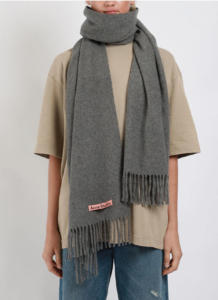 Acne Studios Cashmere Scarves For Trendy Looks.