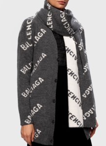 Balenciaga luxury wool scarfs.