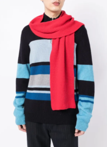 Pringle of Scotland cashmere scarves.