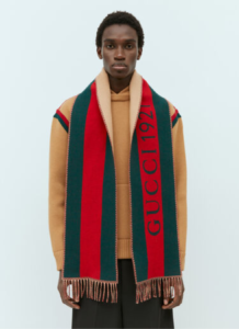 Gucci Red Designer scarves.