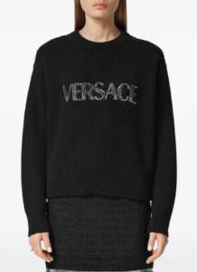 Versace cashmere perfect for wardrobe styling. 