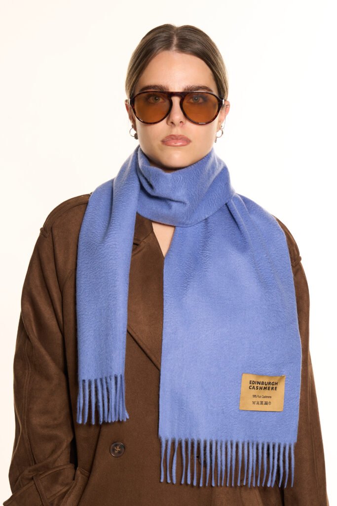 Edinburgh Cashmere DC Scott Cashmere Scarf global reach