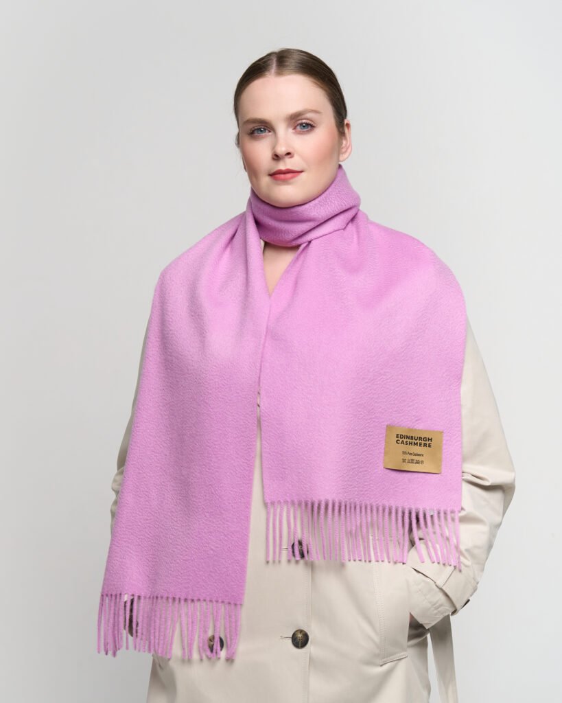 Edinburgh Cashmere DC Scott Cashmere Scarf classic ivory