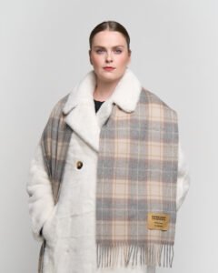 Scott Cashmere stole alongside some accessories.