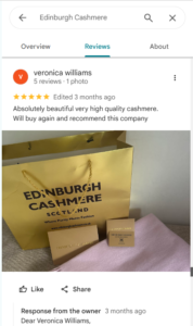 Edinburgh Cashmere review 